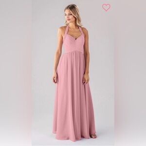 Kennedy Blue Blossom Halter Maxi Dress